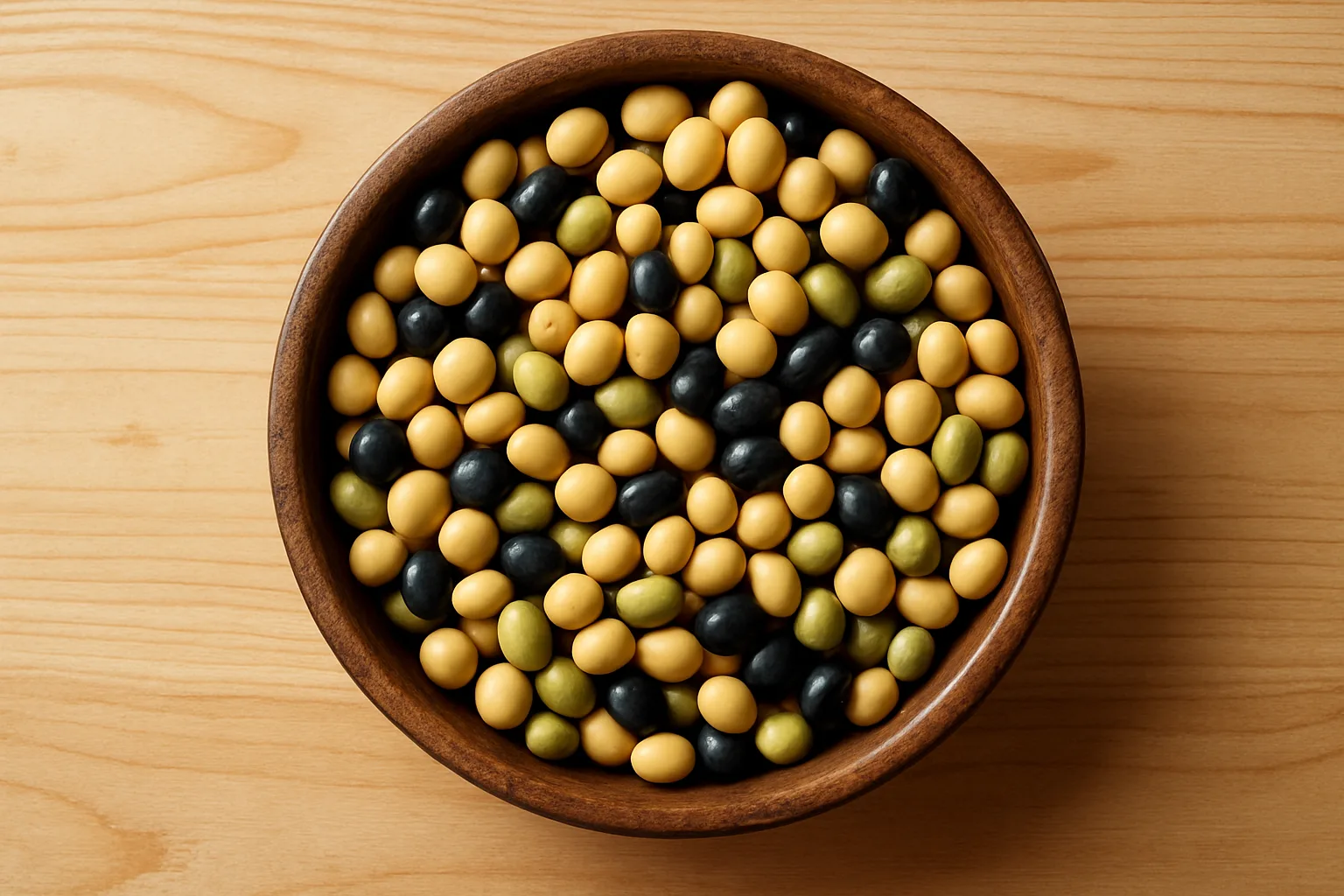 다양한 색상의 콩은 식물성 단백질과 식이섬유가 풍부해 혈당의 급격한 상승을 억제하는 데 유용합니다.
