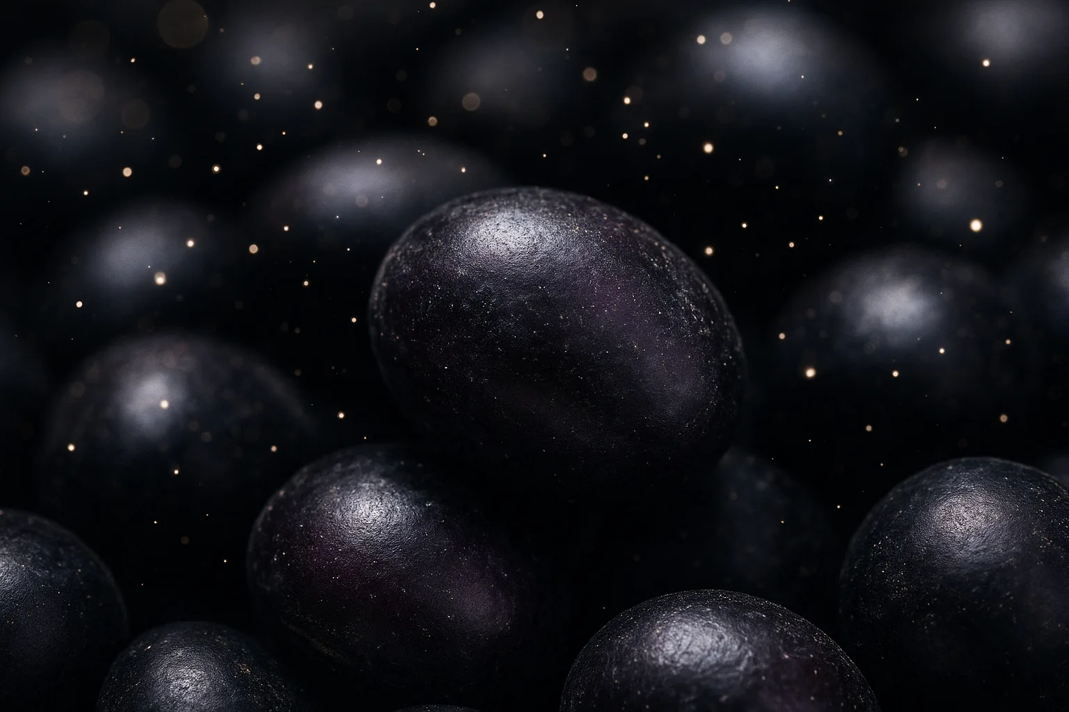 검은콩의 짙은 껍질에 함유된 풍부한 영양 성분을 시각화한 모습입니다.