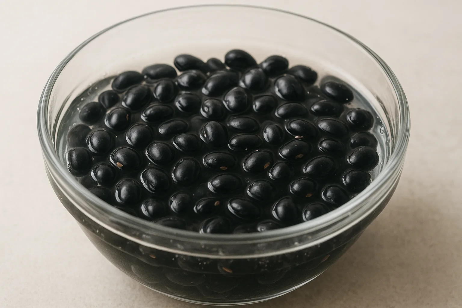 물에 불려지며 조리되는 과정을 통해 체내 흡수율을 높이는 건강한 식재료 준비 과정을 나타냅니다.