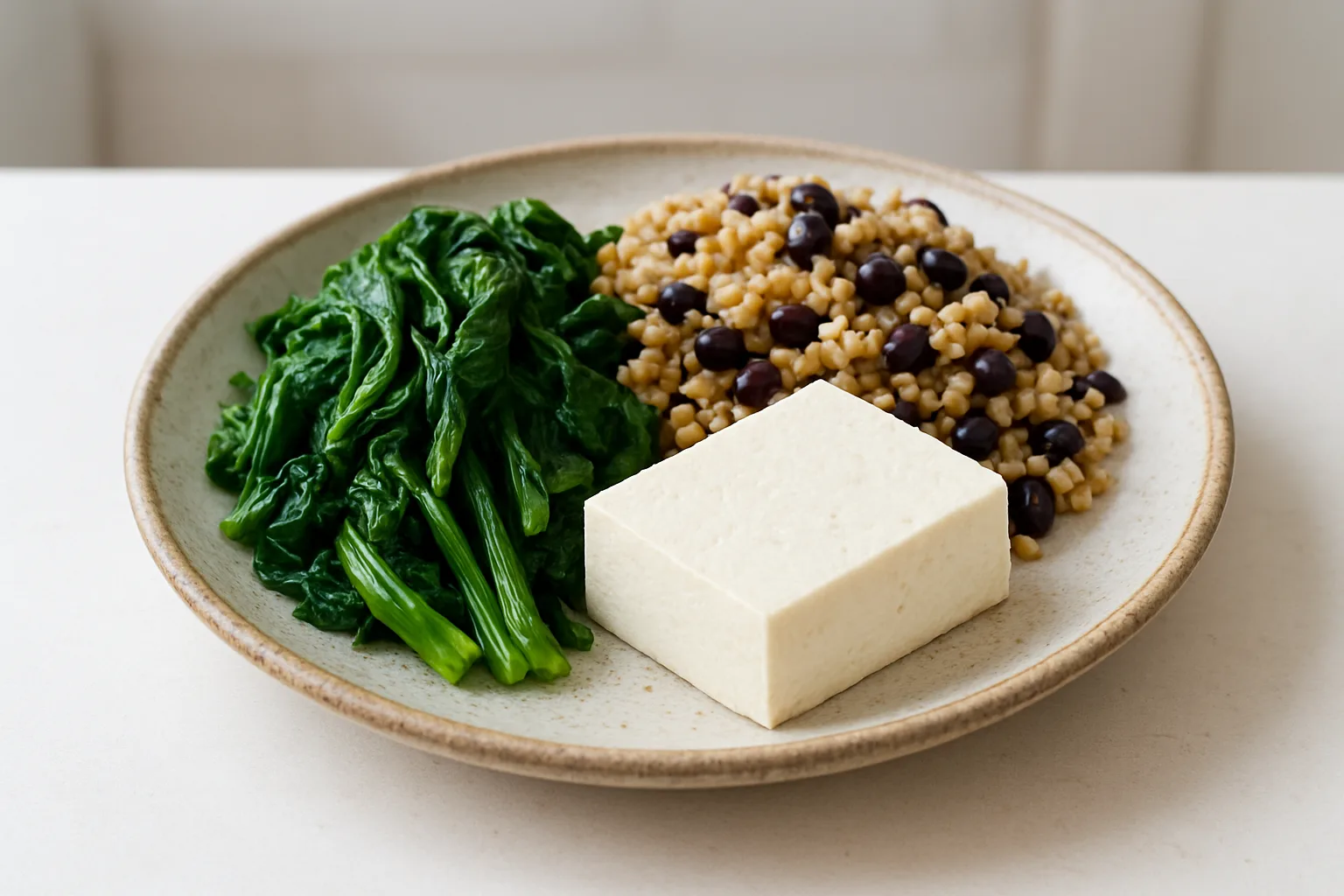 자극적인 양념을 배제하고 신선한 두부와 다양한 채소 위주로 구성된 당뇨 맞춤형 건강 식단입니다.