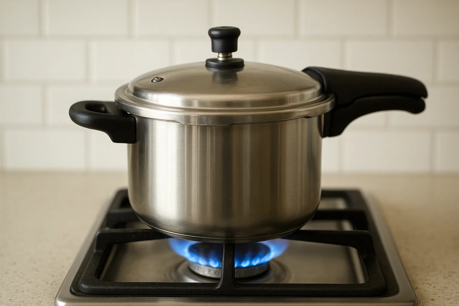 가스레인지 위에서 약불로 조절되어 영양소 파괴를 막으며 콩이 조리되는 과정입니다.