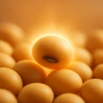 근골격계 건강과 허리 근육 강화를 돕는 핵심 식물성 영양소인 콩입니다.