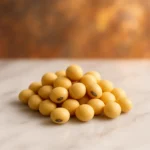 신선한 콩과 미량 영양소의 균형을 상징하는 안정적이고 깨끗한 사진